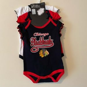 Chicago Blackhawks baby onesies